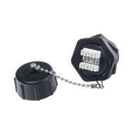 Jack Industrial RJ45 Categoría 6 Blindado, IP67 (Waterproof)