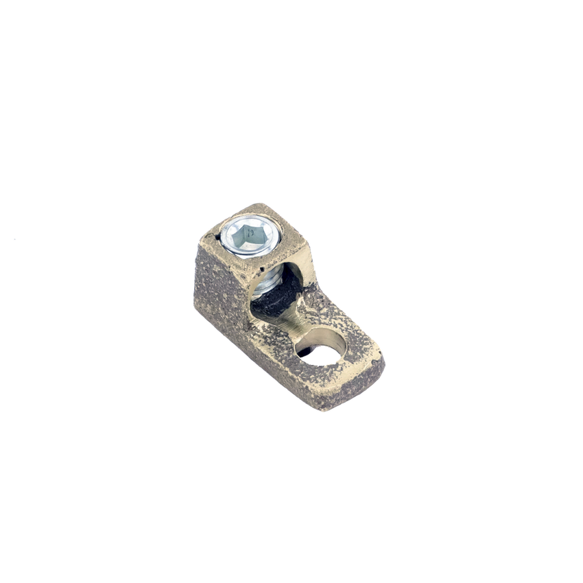 Conector Bornes a Cable / Bronce 100% / Borne 3/8 in / Cable 4-2/0 AWG / Sin Soldadura Exot�rmica
