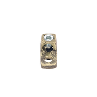 Conector Bornes a Cable / Bronce 100% / Borne 3/8 in / Cable 4-2/0 AWG / Sin Soldadura Exot�rmica