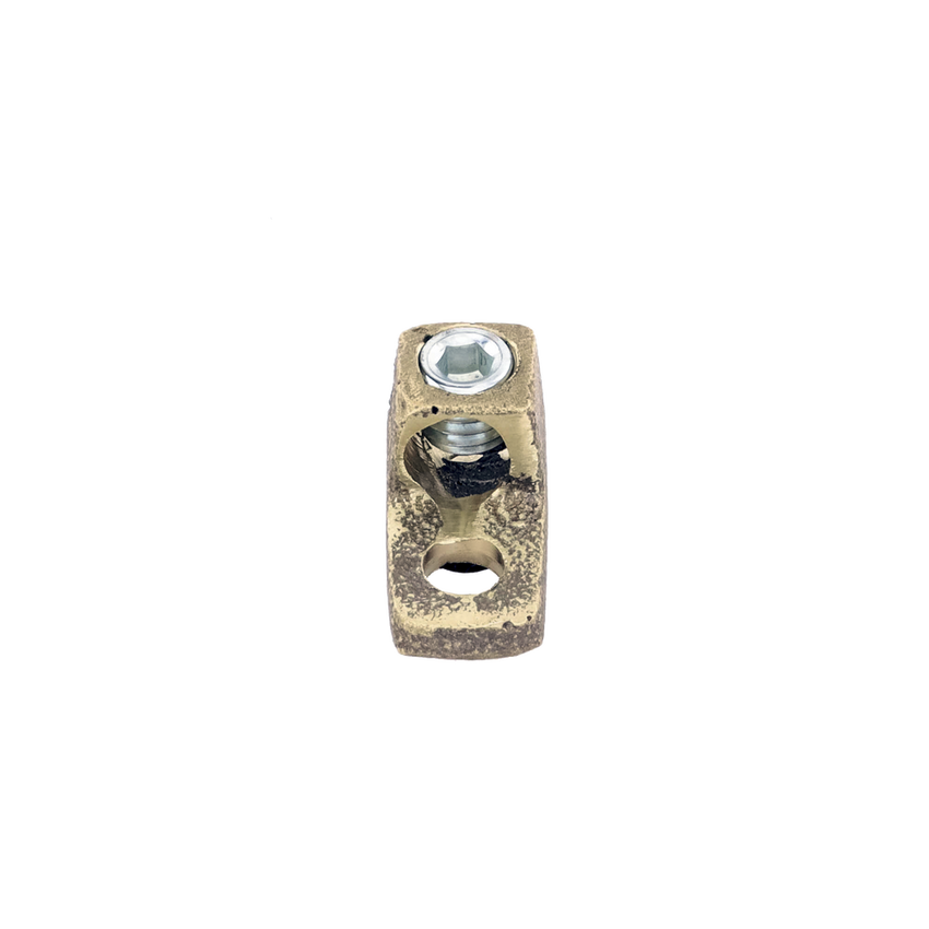 Conector Bornes a Cable / Bronce 100% / Borne 3/8 in / Cable 4-2/0 AWG / Sin Soldadura Exot�rmica