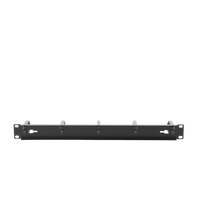 Organizador de Cables con 5 anillos, 1U, 19" Color negro