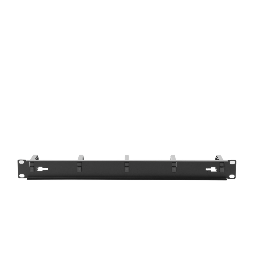 Organizador de Cables con 5 anillos, 1U, 19" Color negro