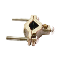 Conector Tubo a Cable / Bronce 100% / Tubo hasta 1 1/4 in / Cable 4 AWG / Aterrizaje Torres TZ / Sin Soldadura