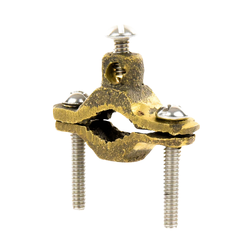 Conector Tubo a Cable / Bronce 100% / Tubo hasta 1 1/4 in / Cable 4 AWG / Aterrizaje Torres TZ / Sin Soldadura