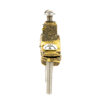 Conector Tubo a Cable / Bronce 100% / Tubo hasta 1 1/4 in / Cable 4 AWG / Aterrizaje Torres TZ / Sin Soldadura