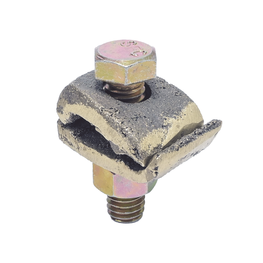 Conector Cable a Superficie Plana / Bronce 100% / Cable 4-2/0 AWG / Sin Soldadura Exot�rmica / 2.5x3.5 cm (1x1.4 in)