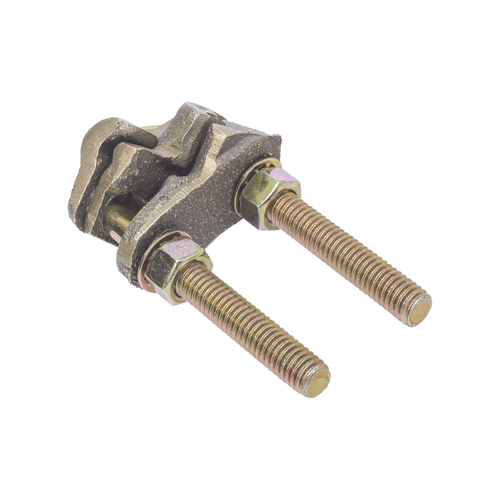 Conector X 2 Cables / Calibre 4-2/0 AWG / Bronce 100% / Uni�n Cruzada / Sin Soldadura / Baja Resistencia