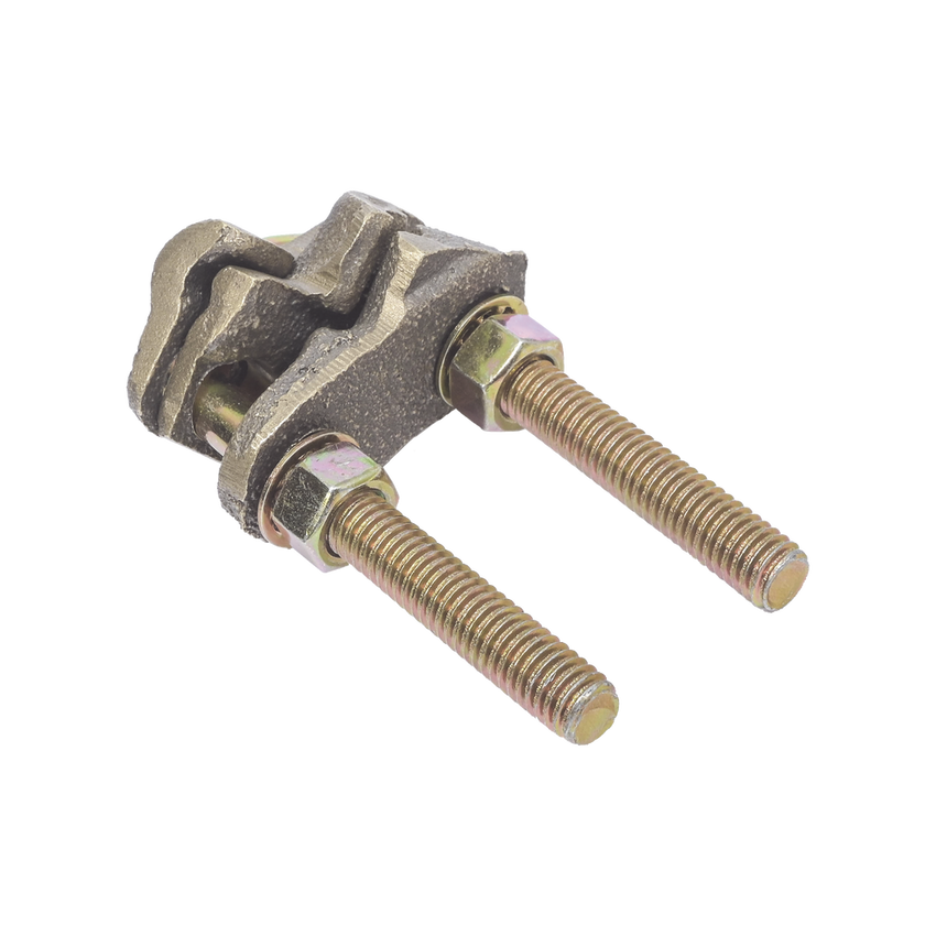 Conector X 2 Cables / Calibre 4-2/0 AWG / Bronce 100% / Uni�n Cruzada / Sin Soldadura / Baja Resistencia