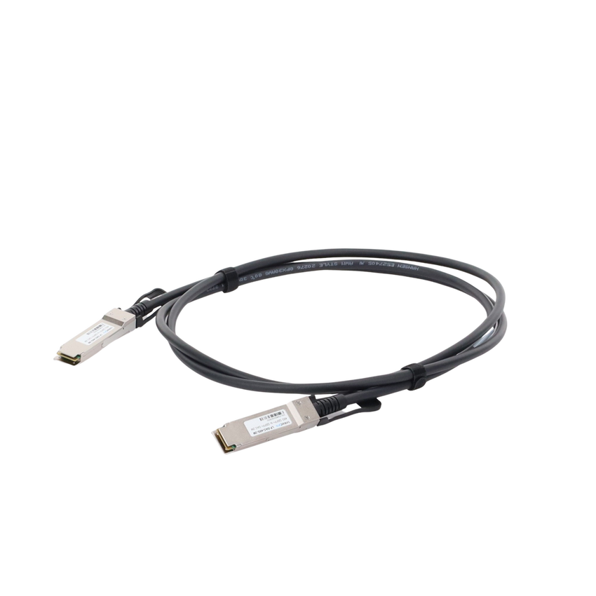 Cable DAC QSFP+ de 40 Gbps a 40 Gbps / Passive Direct Attach Copper Twinax Cable / Longitud: 2 metros