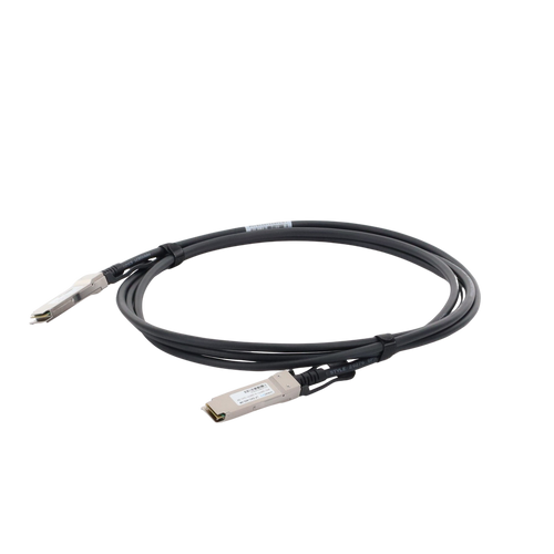 Cable DAC QSFP+ de 40 Gbps a 40 Gbps / Passive Direct Attach Copper Twinax Cable / Longitud: 3 metros