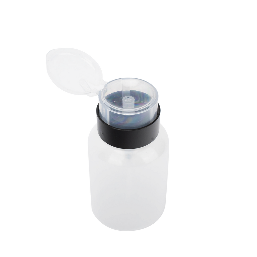 Botella Dispensadora de Alcohol, Capacidad 200 ml, Sistema de Bloqueo-Antiderrames, Ideal para Limpieza y Preparaci�n de Fibra �ptica