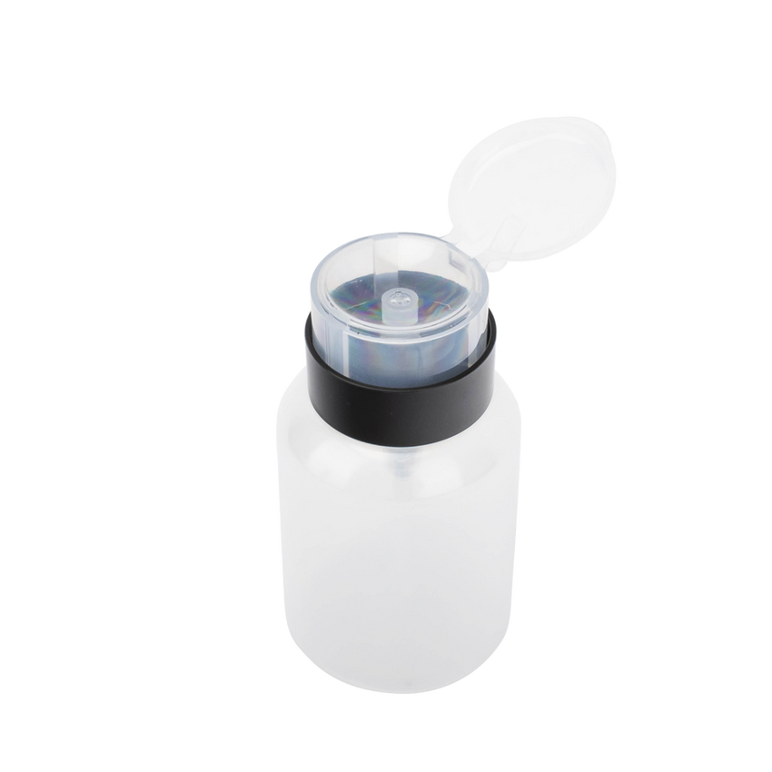 Botella Dispensadora de Alcohol, Capacidad 200 ml, Sistema de Bloqueo-Antiderrames, Ideal para Limpieza y Preparaci�n de Fibra �ptica