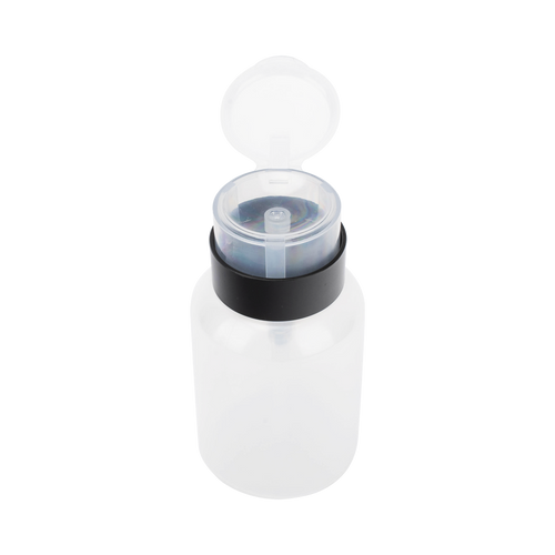 Botella Dispensadora de Alcohol, Capacidad 200 ml, Sistema de Bloqueo-Antiderrames, Ideal para Limpieza y Preparación de Fibra Óptica