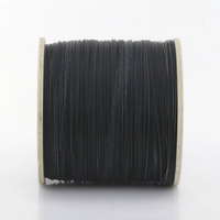 Carrete de 2 Kilómetros de Fibra Óptica Drop Plana, Interior/Exterior G.657A2 Monomodo de 1 Hilo (Unifibra), Dieléctrica, Forro Negro, Compatible con Conectores FASC, FASCUP, FASCLC