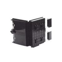 Cierre de Empalme para 24 Fusiones de Fibra Óptica, Interior/Exterior, con 8 Acopladores SC/APC y Splitter 1x8 SC/APC Incluido, IP65