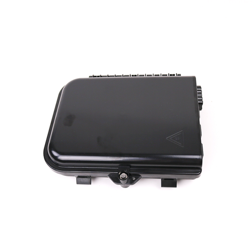 Cierre de Empalme para 24 fusiones de fibra óptica, Interior/Exterior, 3 Entradas para Cable Ø 6-12mm, con 8 acopladores SC/APC y splitter 1x8 SC/APC Incluido, IP65