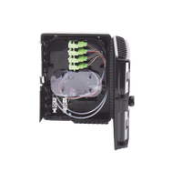 Cierre de Empalme para 24 Fusiones de Fibra Óptica, Interior/Exterior, con 16 Acopladores SC/APC y Splitter 1x16 SC/APC Incluido, IP65