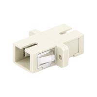 Módulo Acoplador de Fibra Óptica Simplex SC/PC a SC/PC Compatible con Fibra Multimodo