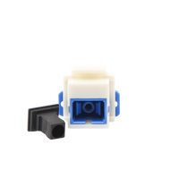 Acoplador Keystone de Fibra Óptica Monomodo SC/PC Simplex a SC/PC Simplex