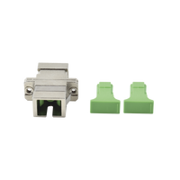 Módulo Acoplador de Fibra Óptica Simplex SC/APC a SC/APC Compatible con Fibra Monomodo