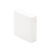 Caja Terminal de Fibra Óptica (Roseta) con un Acoplador SC/APC, Color Blanco