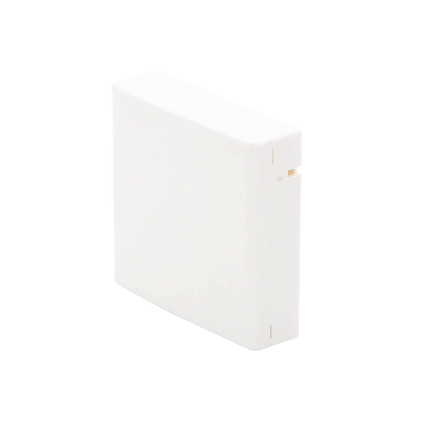 Caja Terminal de Fibra Óptica (Roseta) con un Acoplador SC/APC, Color Blanco