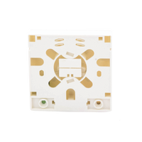 Caja Terminal de Fibra Óptica (Roseta) con un Acoplador SC/APC, Color Blanco