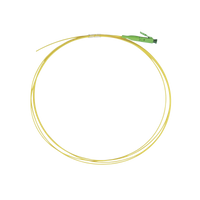 Pigtail de Fibra Óptica Monomodo LC/APC, simplex de 1 metro