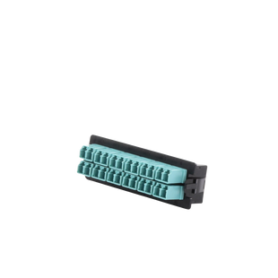 Placa Acopladora para Distribuidor de Fibra Óptica LP-ODF-8024, Incluye 12 Acopladores LC Duplex para Fibra Multimodo