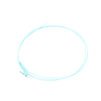 Pigtail de Fibra Óptica Simplex LC, PVC, OM4 50/125, Aqua, 1 Metro (3.28 Pies)