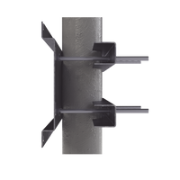 Herraje para Fijación a Pared, Torre o Poste compatible con LP-FORTE-09U-R3.