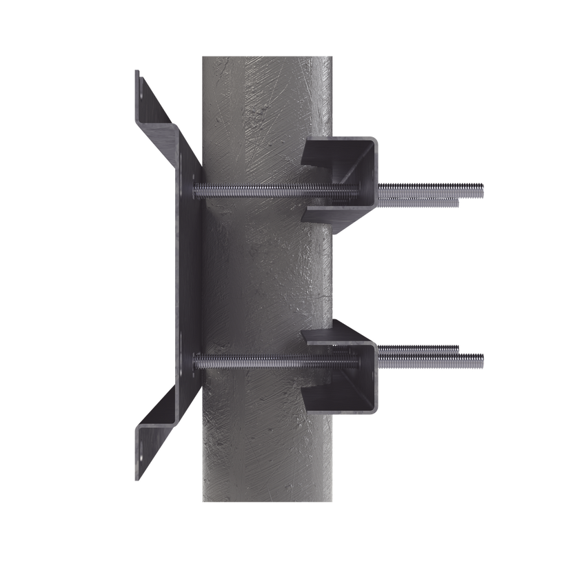 Herraje para Fijación a Pared, Torre o Poste compatible con LP-FORTE-09U-R3.