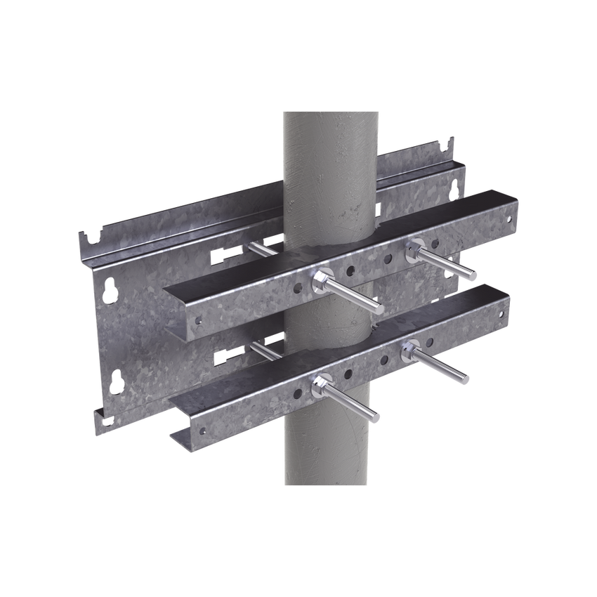 Herraje para Fijación a Pared, Torre o Poste compatible con LP-FORTE-09U-R3.