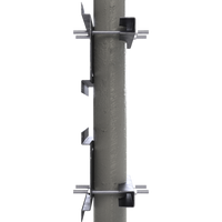 Herraje para Fijación a Pared, Torre o Poste compatible con LP-FORTE-16UR3 y LP-FORTE-24U-R3