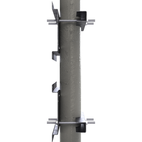 Herraje para Fijación a Pared, Torre o Poste compatible con LP-FORTE-16UR3 y LP-FORTE-24U-R3