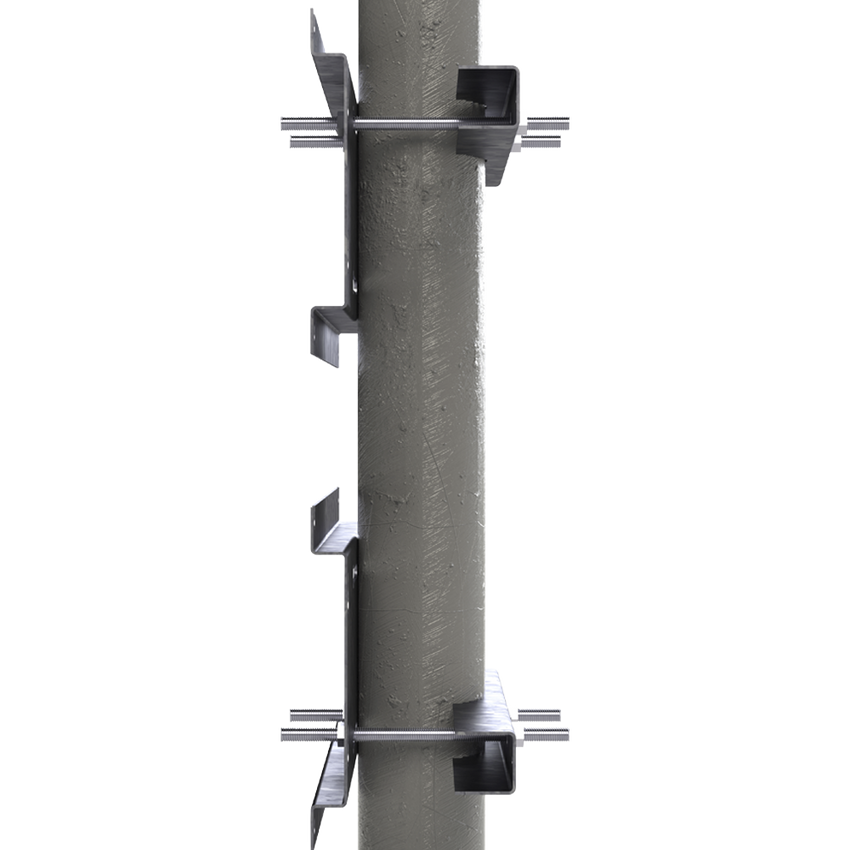 Herraje para Fijación a Pared, Torre o Poste compatible con LP-FORTE-16UR3 y LP-FORTE-24U-R3
