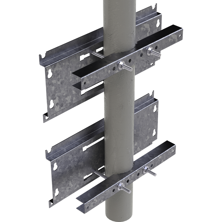 Herraje para Fijación a Pared, Torre o Poste compatible con LP-FORTE-16UR3 y LP-FORTE-24U-R3
