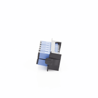 Placa Acopladora para Distribuidor de Fibra Óptica LP-ODF-8024, Incluye 12 Acopladores SC Simplex para Fibra Monomodo (12 Fibras)