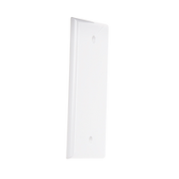 Placa de Pared Ciega Universal, Color Blanco