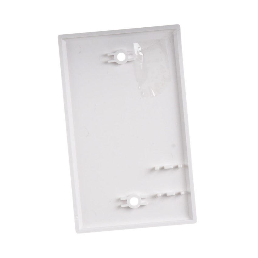 Placa de Pared Ciega Universal, Color Blanco