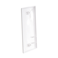 Placa de Pared Ciega Universal, Color Blanco