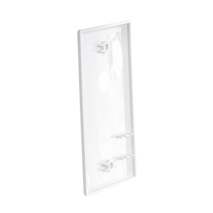 Placa de Pared Ciega Universal, Color Blanco
