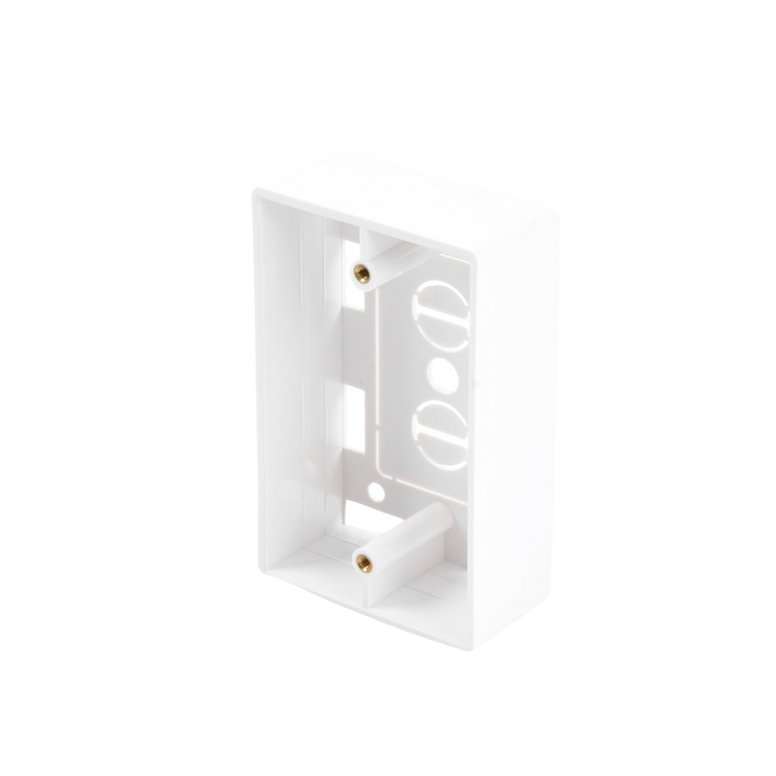 Caja de Pared Universal, Color blanco, Para montaje con Placas de Pared