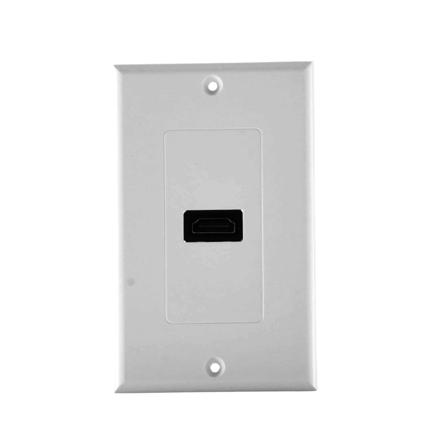Placa de Pared 1 Puerto HDMI Hembra a Hembra
