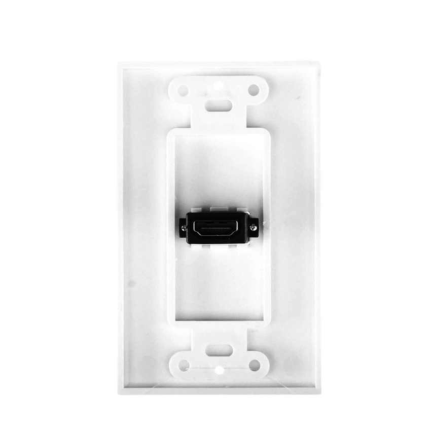 Placa de Pared 1 Puerto HDMI Hembra a Hembra