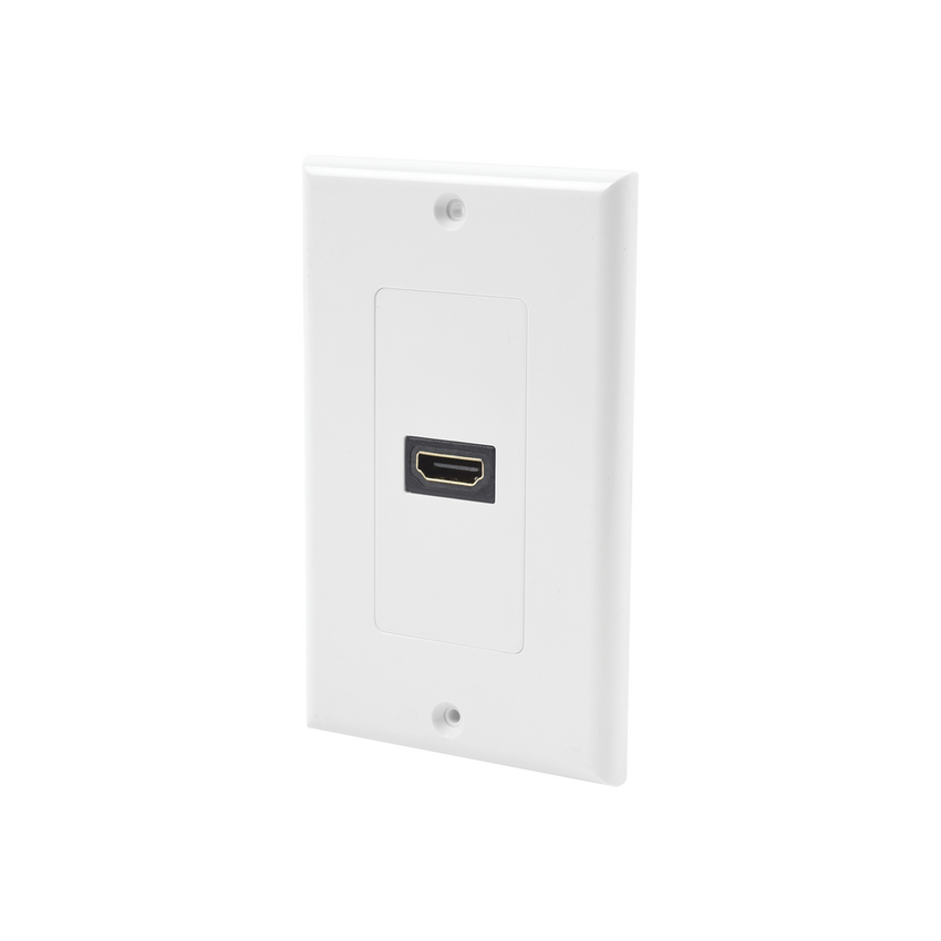 Placa de Pared 1 Puerto HDMI Hembra a Hembra
