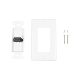 Placa de pared 1 puerto HDMI hembra a hembra