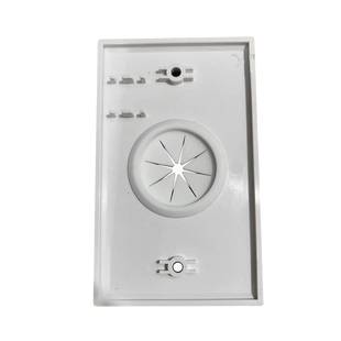 Placa de Pared, con Orificio y Grommet, Ideal para Pasar Cables