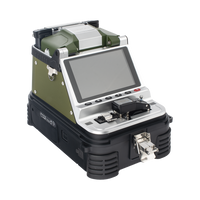 Fusionadora de Fibra Óptica Multimodo y Monomodo / 6 Motores / Alineación por Núcleo / OPM + VFL / Cleaver Eléctrico de un Solo Paso / Capacitación Remota Gratuita