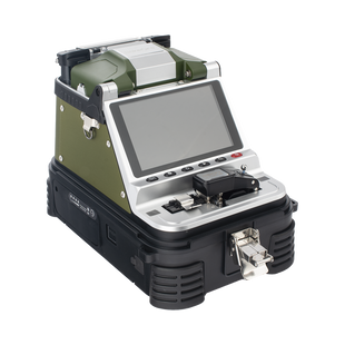 Fusionadora de Fibra Óptica Multimodo y Monomodo / 6 Motores / Alineación por Núcleo / OPM + VFL / Cleaver Eléctrico de un Solo Paso / Capacitación Remota Gratuita